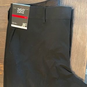 J.Ferrar Black Slim Fit dress pants with stretch technology. Size 34x30